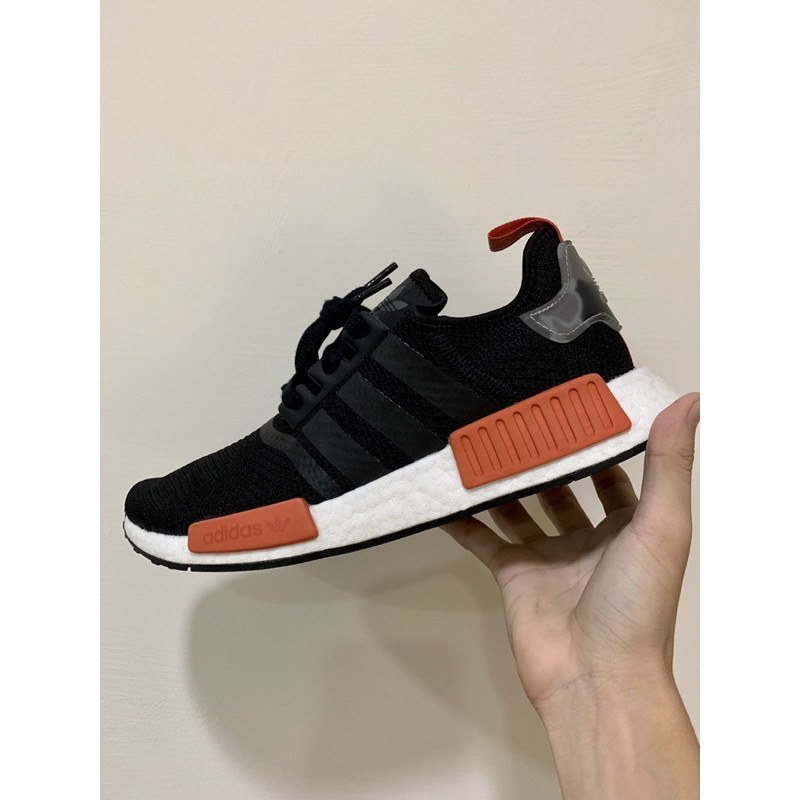 （現貨）Adidas NMD_R1 黑紅迷彩 黑橘迷彩 黑 軍工裝 男女段 市面少見款式 AQ0882