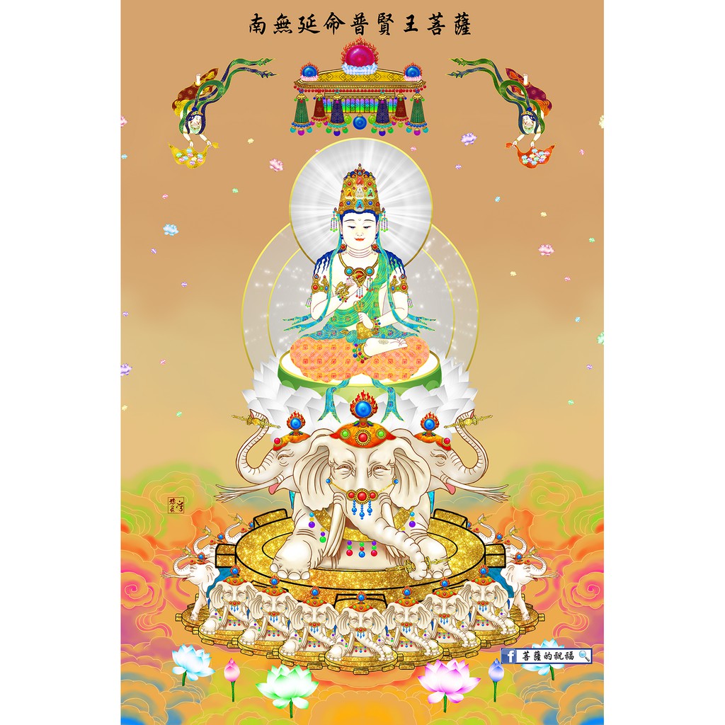 延命普賢菩薩 中 60cm X40cm 畫芯 普賢延命菩薩普賢菩薩金剛薩埵金剛壽命菩薩真言宗天台宗東密 蝦皮購物