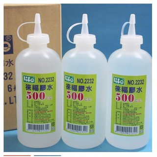 LIFE徠福 特大膠水 補充膠水 500cc (6瓶入/箱)