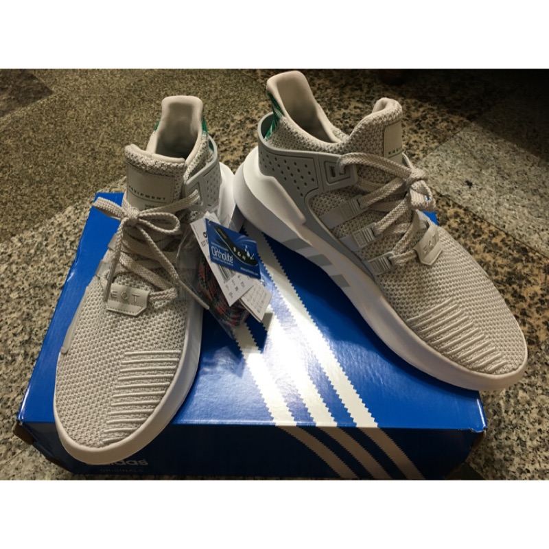 全新現貨 ADIDAS EQT BASK ADV 編織X網布 灰白綠【CQ2995】US10.5