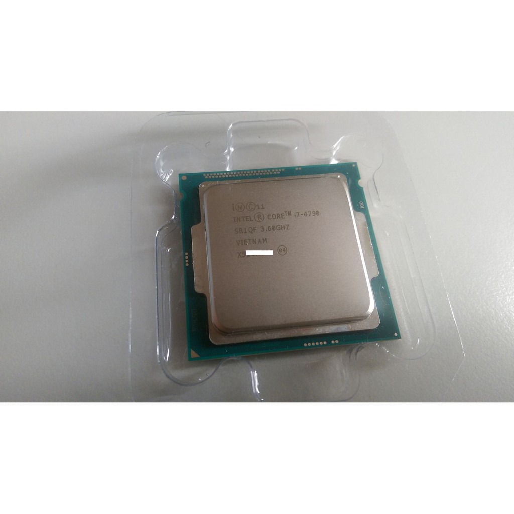 Intel i7 4790 CPU 1150腳位 原廠銅底風扇+散熱膏