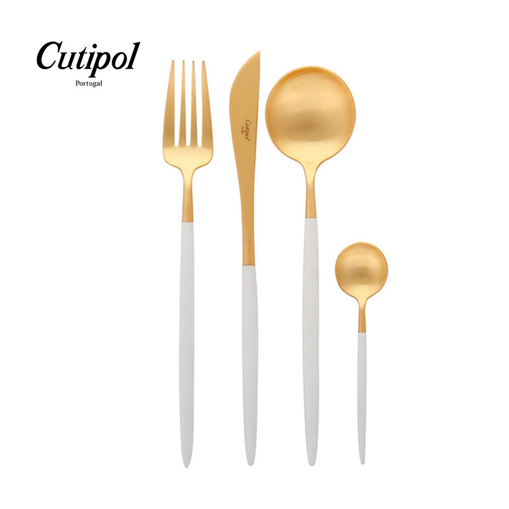 【Cutipol】GOA系列-白金霧面不銹鋼-主餐套組 葡萄牙手工餐具