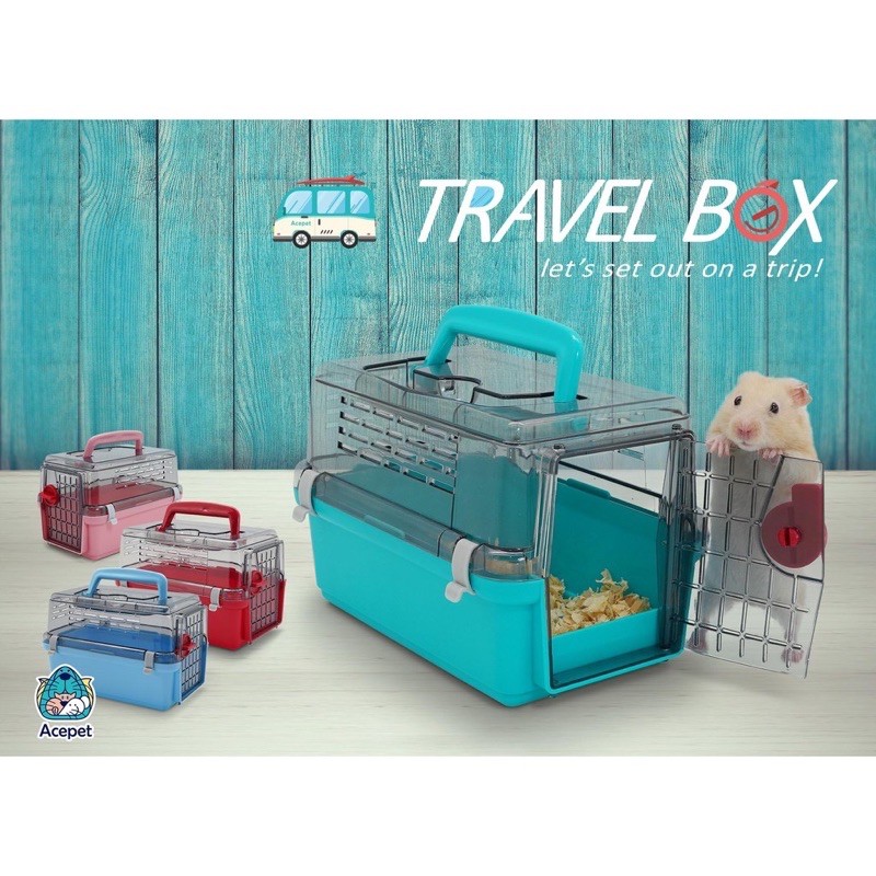 Travel Box 🐹ACEPET愛思沛 倉鼠外出籠 全新 黃金鼠 三線 銀狐 紫倉