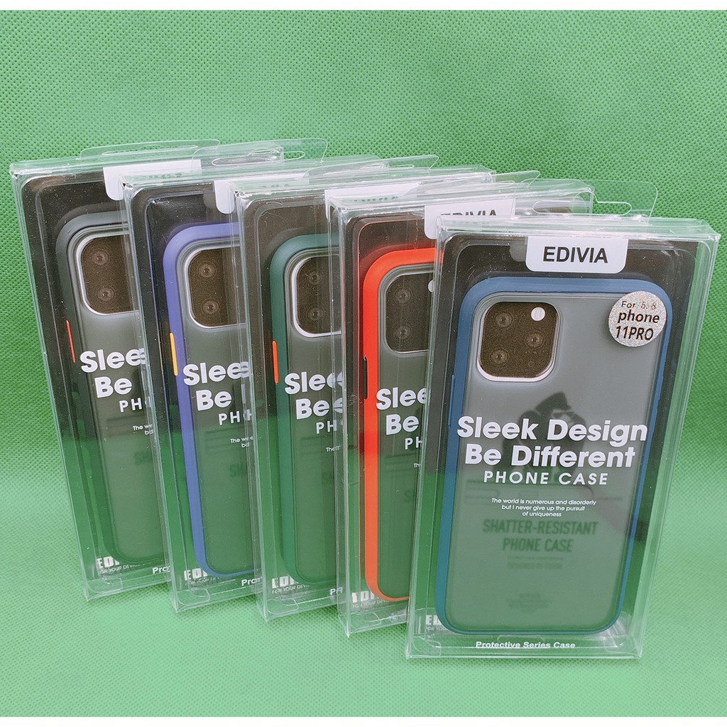 【蘋果狂想】EDIVIA Apple iPhone 11/11Pro/11Pro Max 霧面拼色保護殼 手機殼