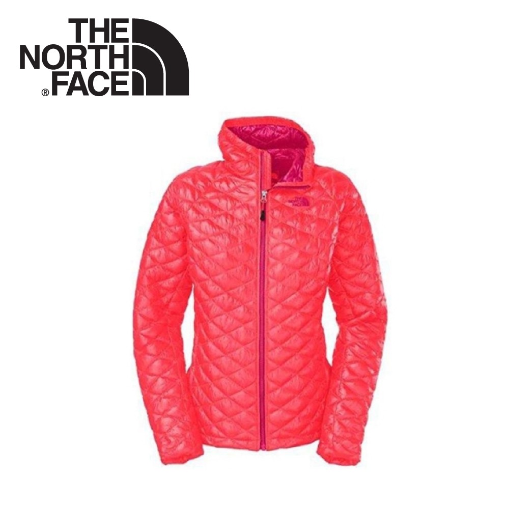 【The North Face 女 TB保暖兜帽外套《紅毛丹粉》】C774/化纖外套/輕量/防風外套/ThermoBal