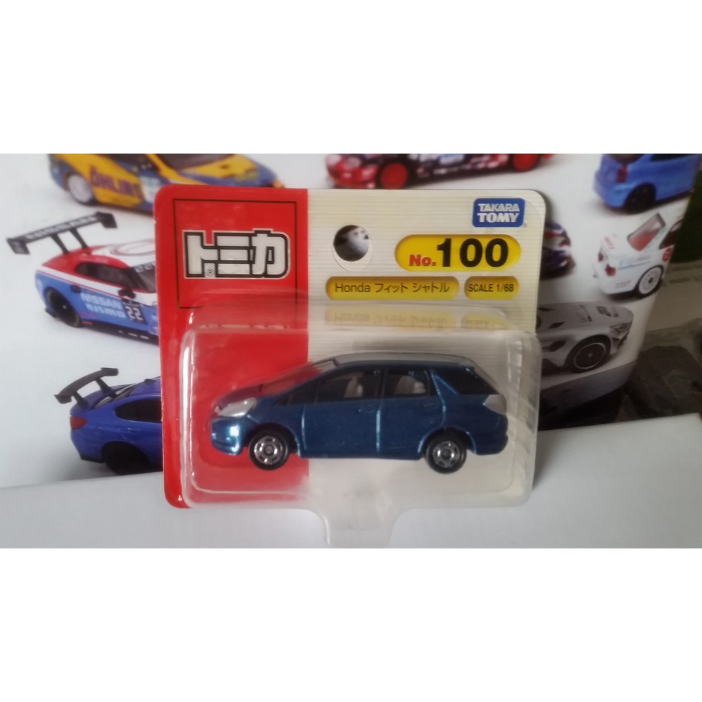 [絕版]吊卡 Tomica Honda fit Shuttle 100 藍色