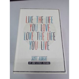 【明信片】Live the Life You Love, Love the Life You Live 明信片 100張