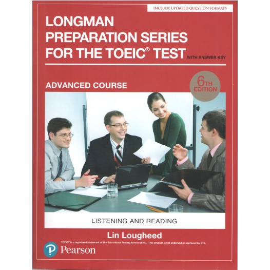 全新現貨含CD解答Longman Preparation TOEIC, 6th Edition advanced 高級  解答都在光碟裡我們沒有盜版印來賣喔，請大家從電腦放雲端可以直接查。