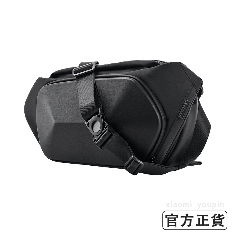 小米有品小米多面體胸包探迹者tajezzo Poly系列多面體斜挎包深空黑防水包男女側背包斜背包 現貨正品 蝦皮購物
