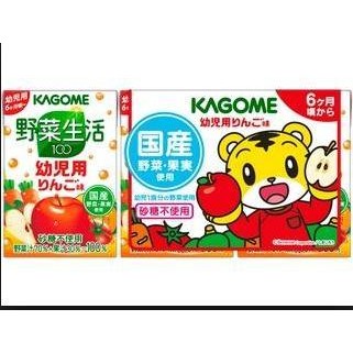 *貪吃熊*日本可果美KAGOME 巧虎野菜生活蔬果汁100ML (單入/3入) 幼兒用果菜汁 小孩用蔬果汁