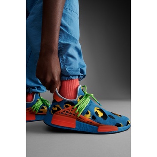 【S.M.P】Pharrell x adidas NMD Hu Animal Print Blue HP3220