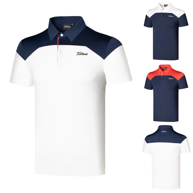 Titleist 夏高爾夫服裝男POLO衫短袖T恤速乾運動透氣golf上衣球衣排汗訂製
