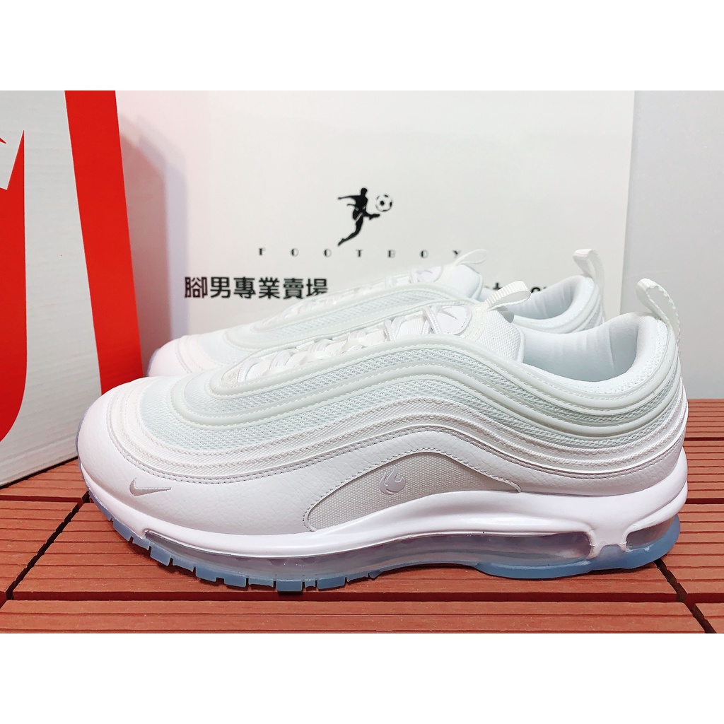 【Foot Boy】NIKE AIR MAX 97 冰藍 米白 冰塊底 火焰 3M 反光 情侶鞋 CT4526-100