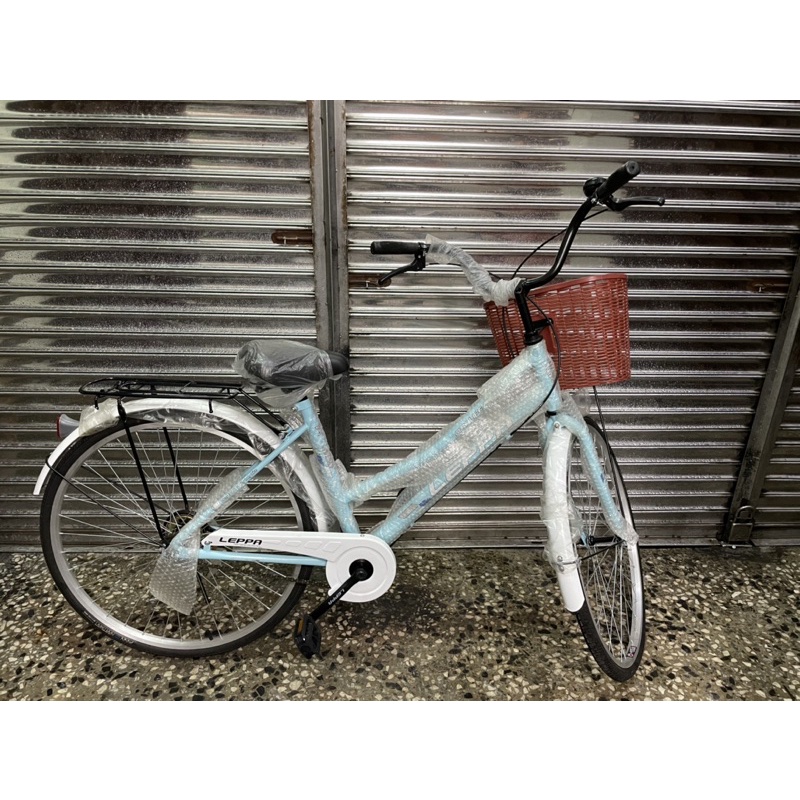 Leppa 全新26吋腳踏車 全新淑女車附菜籃 城市自行車（抽獎抽到）