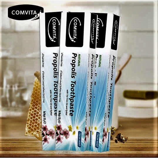 【紐西蘭 Comvita 】100% 清新薄荷蜂膠牙膏 效期2023.10