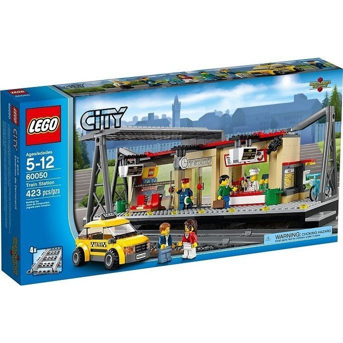 Lego 60050+7499 Train Station &amp;  Flexible and Straight