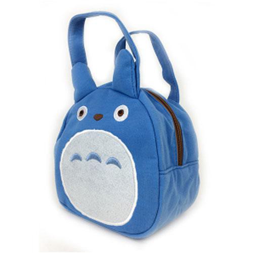 現貨 日本宮崎駿動畫TOTORO龍貓藍色手提袋/餐盒袋