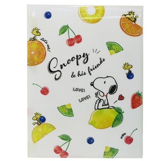 【莫莫日貨】全新 日本進口 正版 snoopy 史努比 A4 半透明 10層 翻頁式 L夾 資料夾 檔案夾 63154