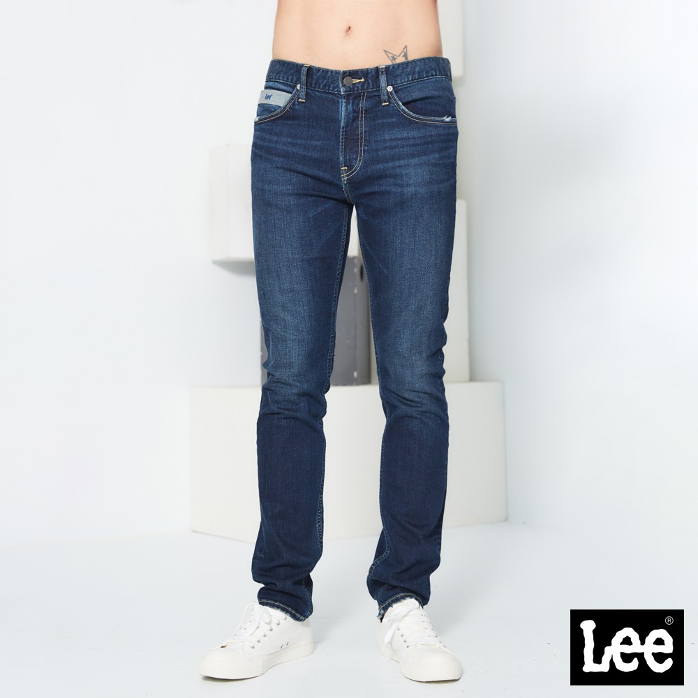 Lee 723 低腰修身直筒牛仔褲 Modern 男 中深藍 LL210022BGX