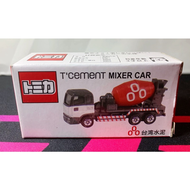 全新 tomica 多美 台灣水泥車 T cement mixer car限量 水泥車 台泥