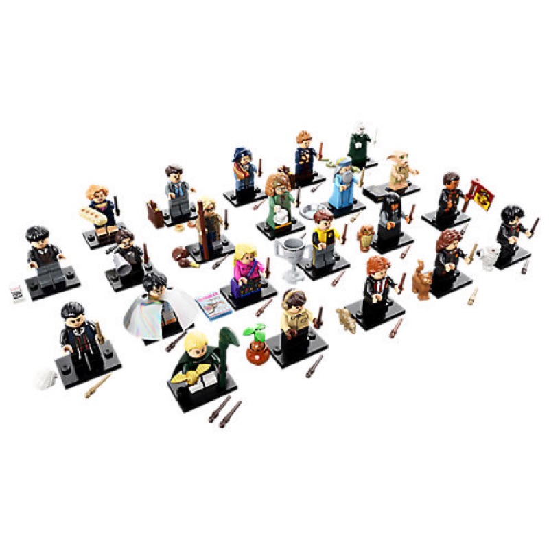 送彩盒［BrickHouse] LEGO 樂高 71022 哈利波特人偶包 21隻小全套缺22號 剪袋確認
