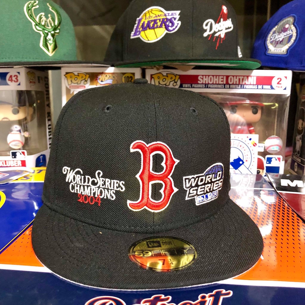 【叮咚小舖】New Era x MLB 波士頓紅襪 2004 雙刺繡 世界冠軍 棒球帽 Red Sox 限定帽