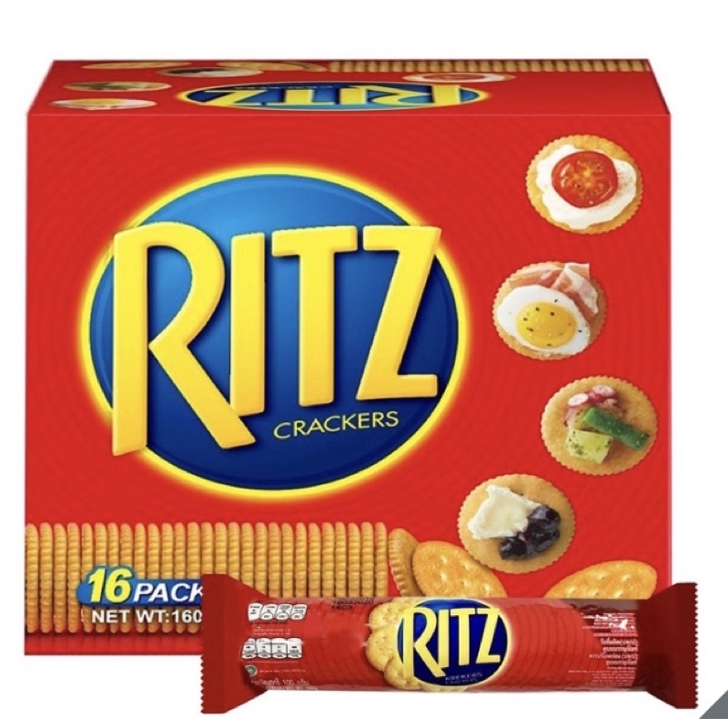 Ritz 麗滋小圓餅乾 100公克 零售 4條 小圓餅乾 一箱16條