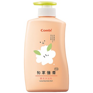 康貝 Combi 和草極潤嬰兒沐浴乳 plus 500ml 板橋【uni-baby】