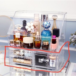 K 壓克力保養品 化妝品 CHANEL香水 彩妝 刷具 飾品收納盒 收納架 透明收納盒 三格抽屜款 現貨