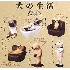 限定下標 YUJIN 2004年已絕版 朝隈俊男 犬之生活 Part 1 第一彈6款 盒玩