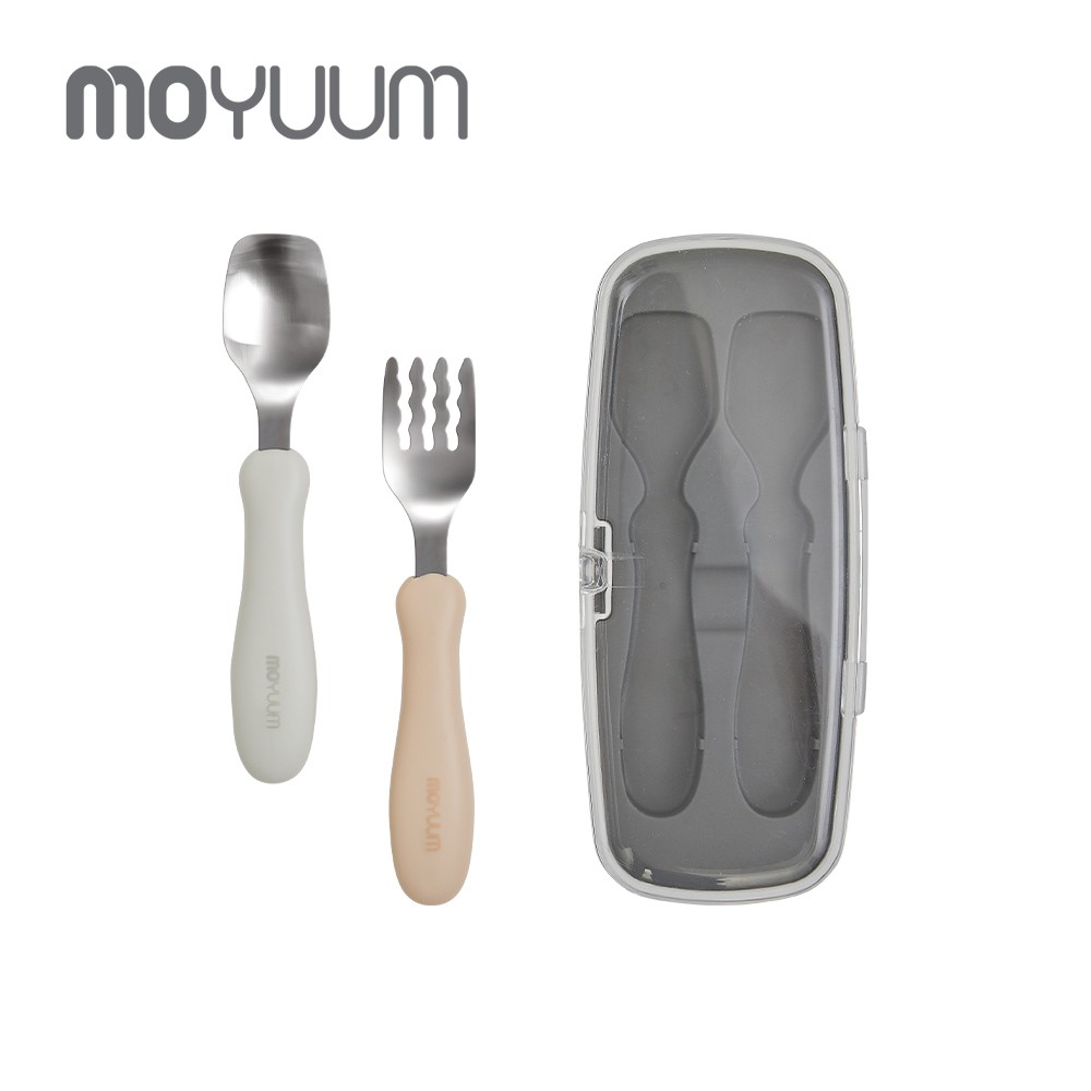 MOYUUM 韓國 兒童 304不鏽鋼 湯叉餐具組  【YODEE優迪嚴選】