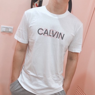 現貨在台 《Calvin klein》CK 修身 洞洞字 上下撞色LOGO 黑/白