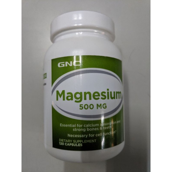 GNC Magnesium （氧化鎂）500 MG 120粒