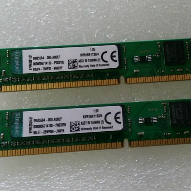 金士頓 DDR3 4G 1600 單面顆粒 原廠終身保固 有現貨，可直接下標