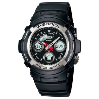 【CASIO】卡西歐 G-SHOCK 運動手錶 AW-590-1A 防水200米 臺灣卡西歐保固一年