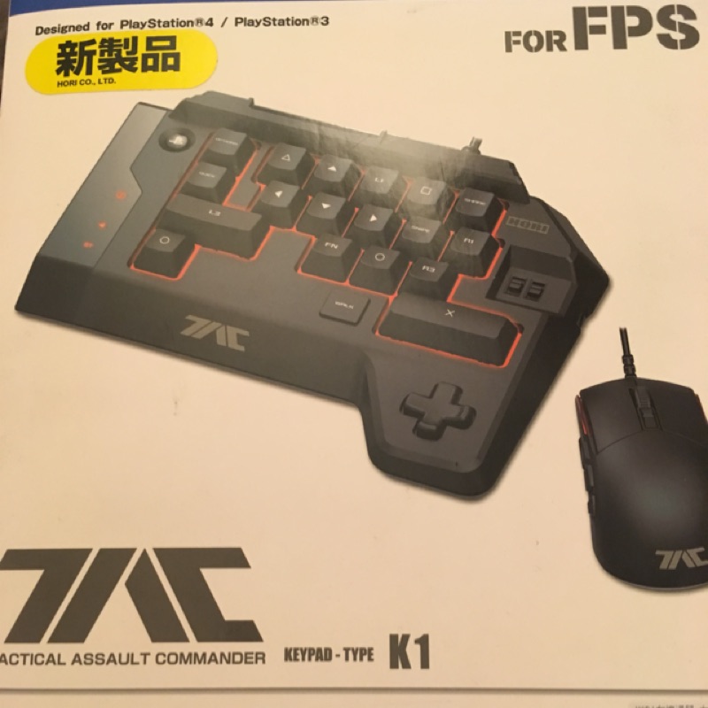 PS4 二手 HORI  K1鍵盤滑鼠