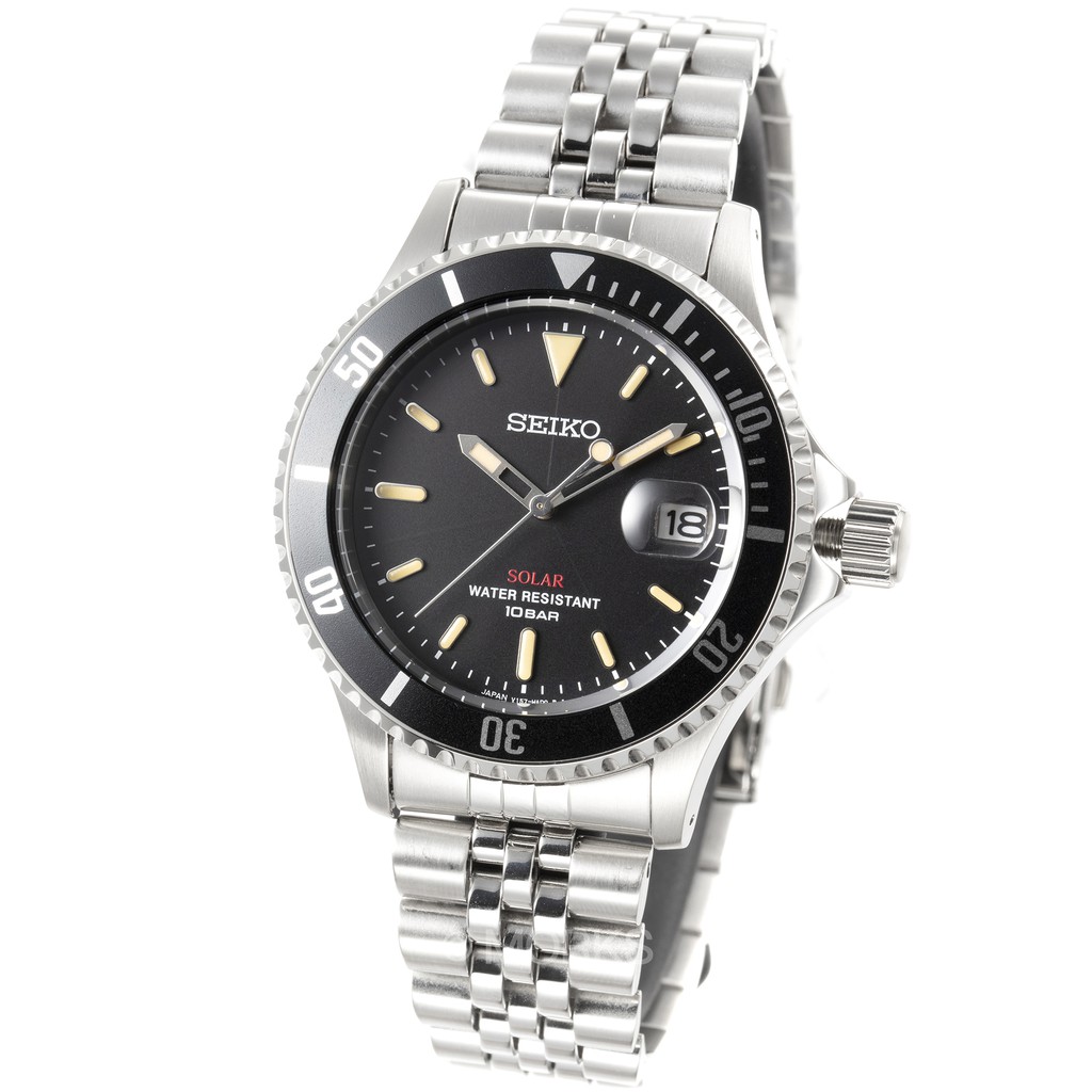 現貨 SEIKO SZEV012 精工錶 41mm 太陽能錶 黑色面盤 鋼錶帶 男錶女錶
