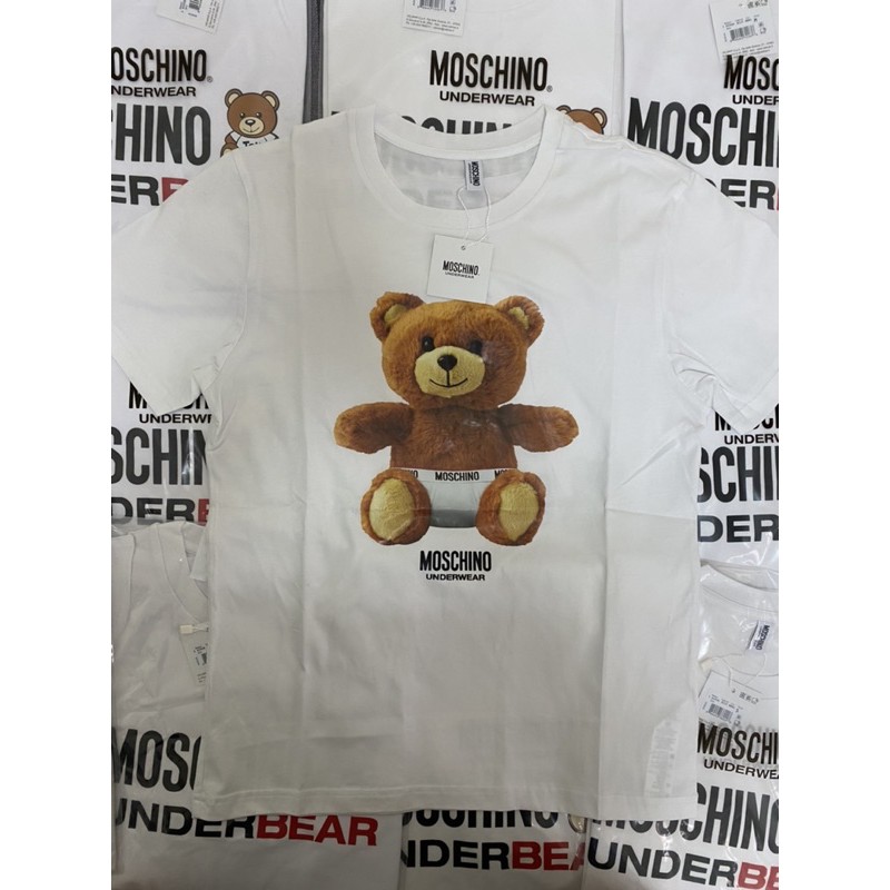 HONG精品🪧MOSCHINO🇮🇹經典白尿布熊短袖🉐保證正品