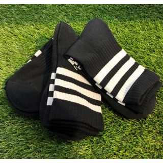 [喬比熊］adidas 3-Stripes Cushion Crew 3雙包運動襪