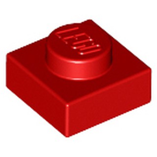樂高 LEGO 紅色 1x1 薄板 薄片 薄磚 3024 302421 顆粒 積木 零件 平板 Red Plate