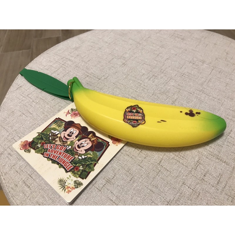 現貨 東京迪士尼 米奇 香蕉 收納小包 零錢包