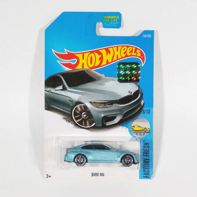 Hot Wheels BMW M4 淺藍色原廠密封