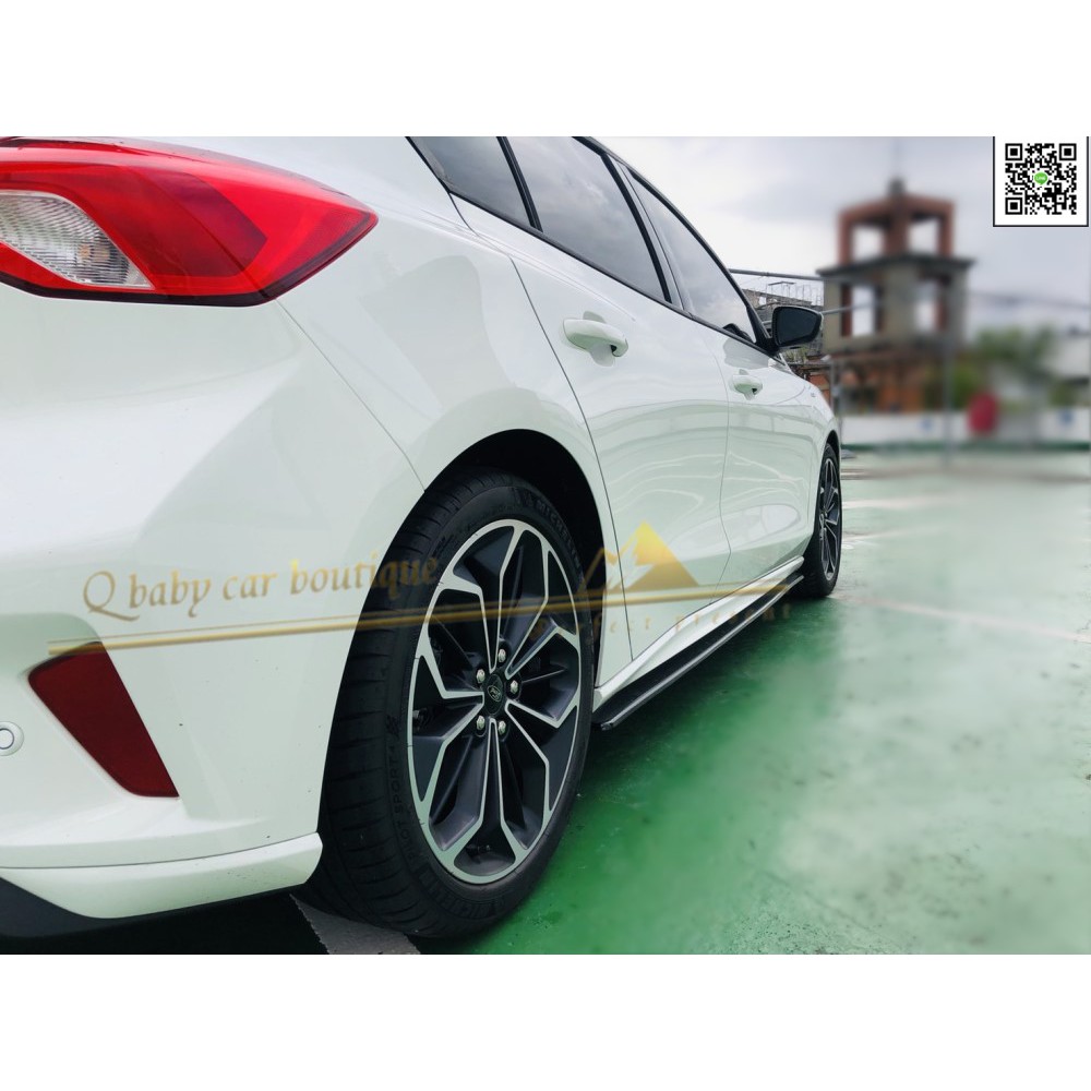  FORD FOCUS MK4 ST-LIne 專用 側裙定風翼 側裙 ST SLINE 定風翼 鋼琴亮黑烤漆