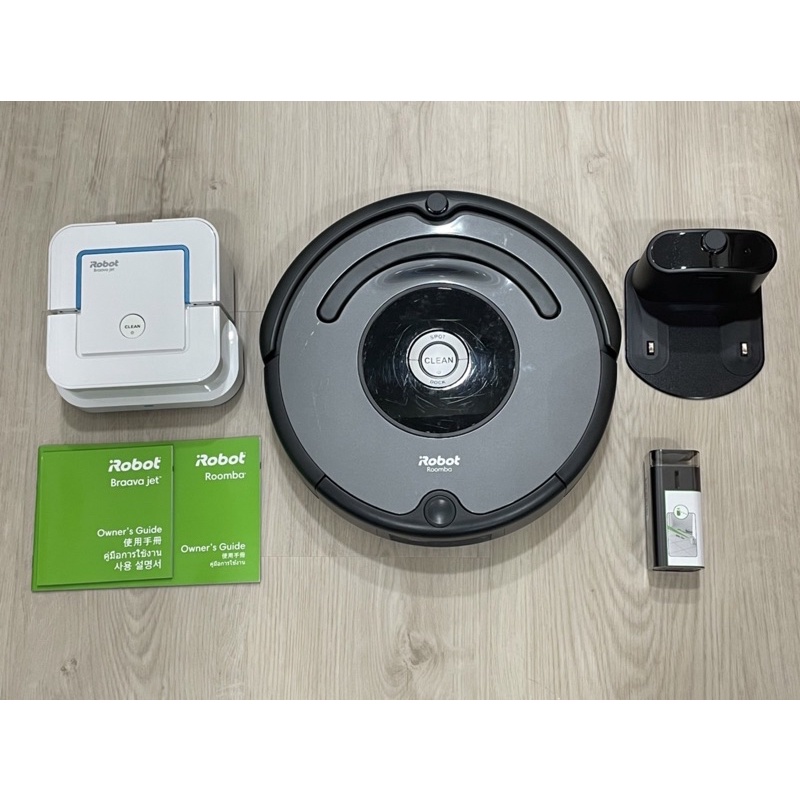 iRobot Roomba掃地機器人600系列+Braava jet 200系列拖地機器人