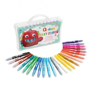 【Q-doh】絲滑蠟筆 silky crayon 24色