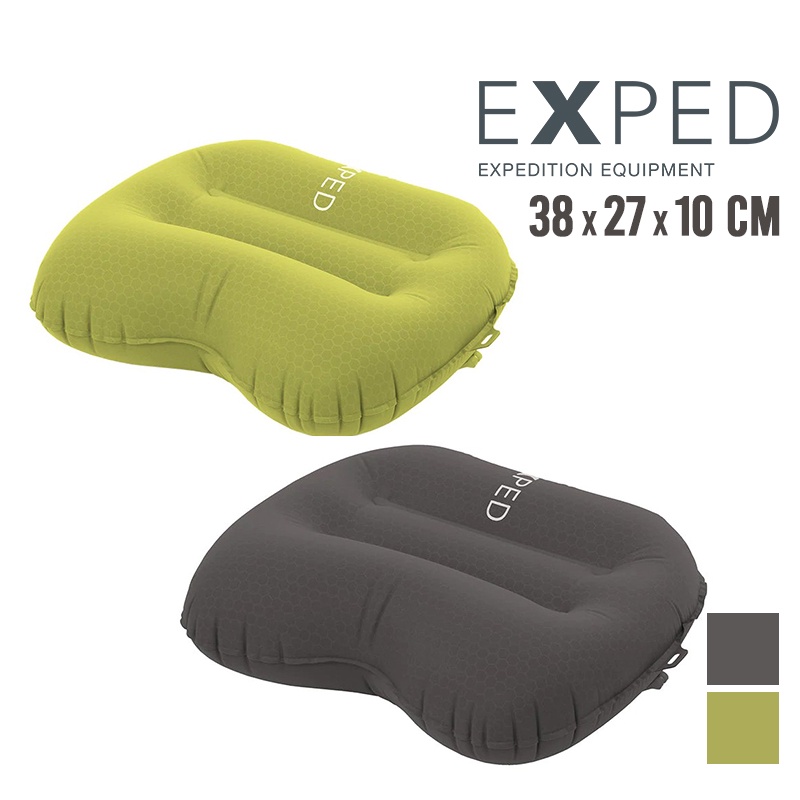 EXPED 瑞士 Ultra Pillow M 極輕量彈力充氣枕頭 人體工學枕 體積更小 重量更輕 50g