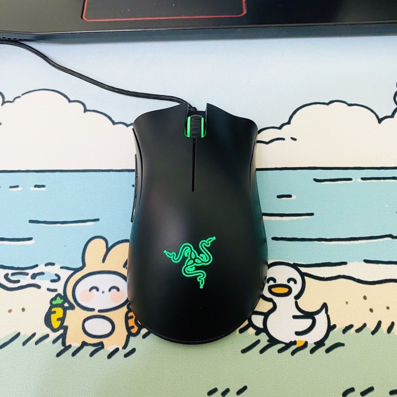 台灣現貨 送滑鼠墊限時特價雷蛇deathadder Essential 煉獄奎蛇精華版電競滑鼠官方購入 蝦皮購物