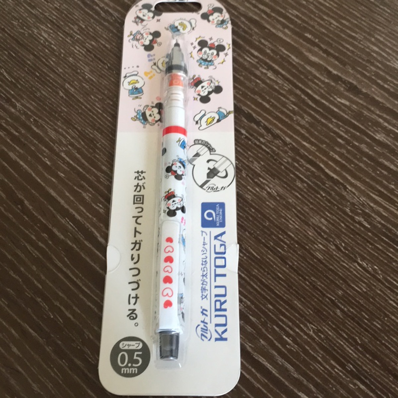 日本購入 Disney store限定 米奇米妮唐老鴨與kuru toga聯名自動筆