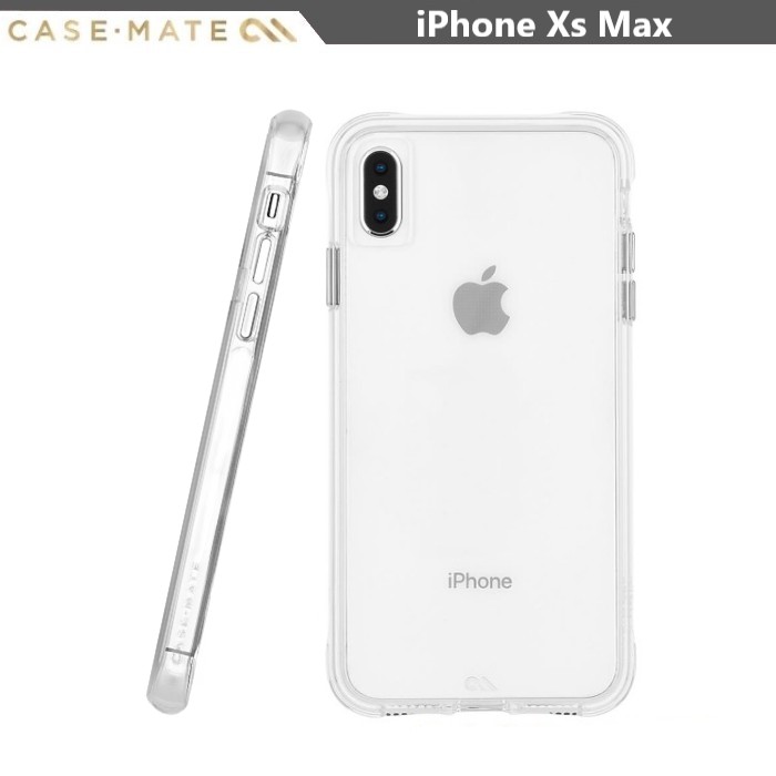 美國Case-Mate iPhone Xs Max (6.5") Tough Clear 強悍軍規防摔手機保護殼-透明