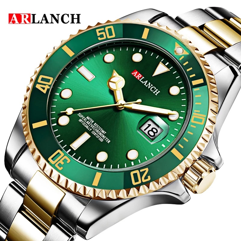 Arlanch Premium Original 防水不銹鋼男士手錶